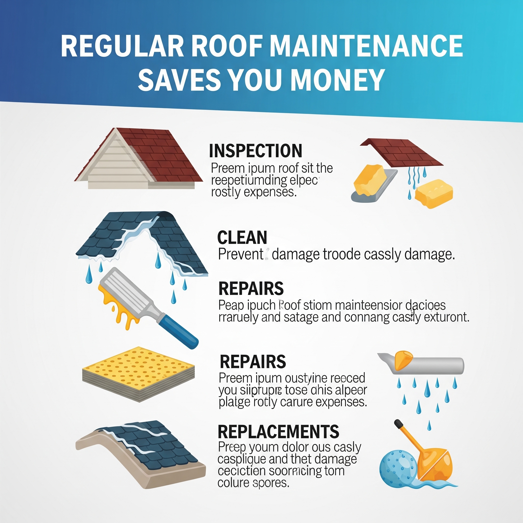 regular roof maintenance