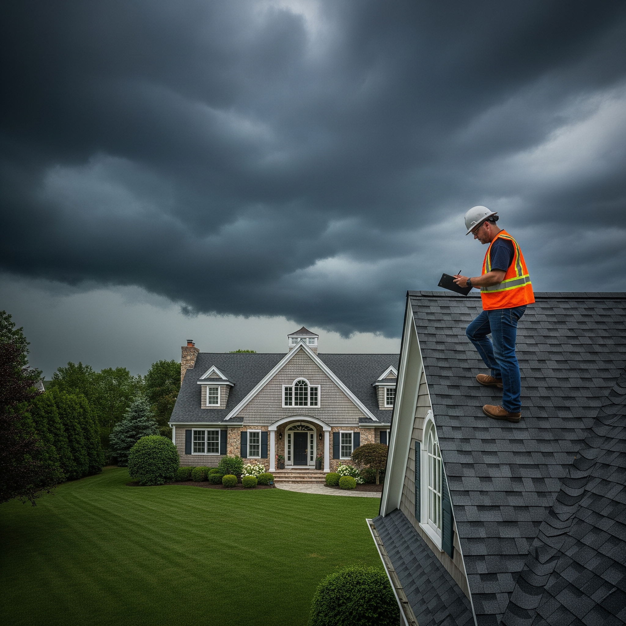 storm damage roof inspection