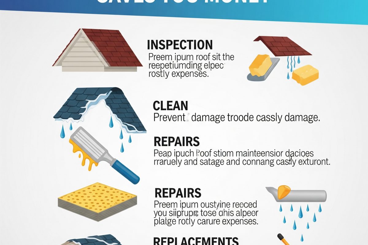regular roof maintenance