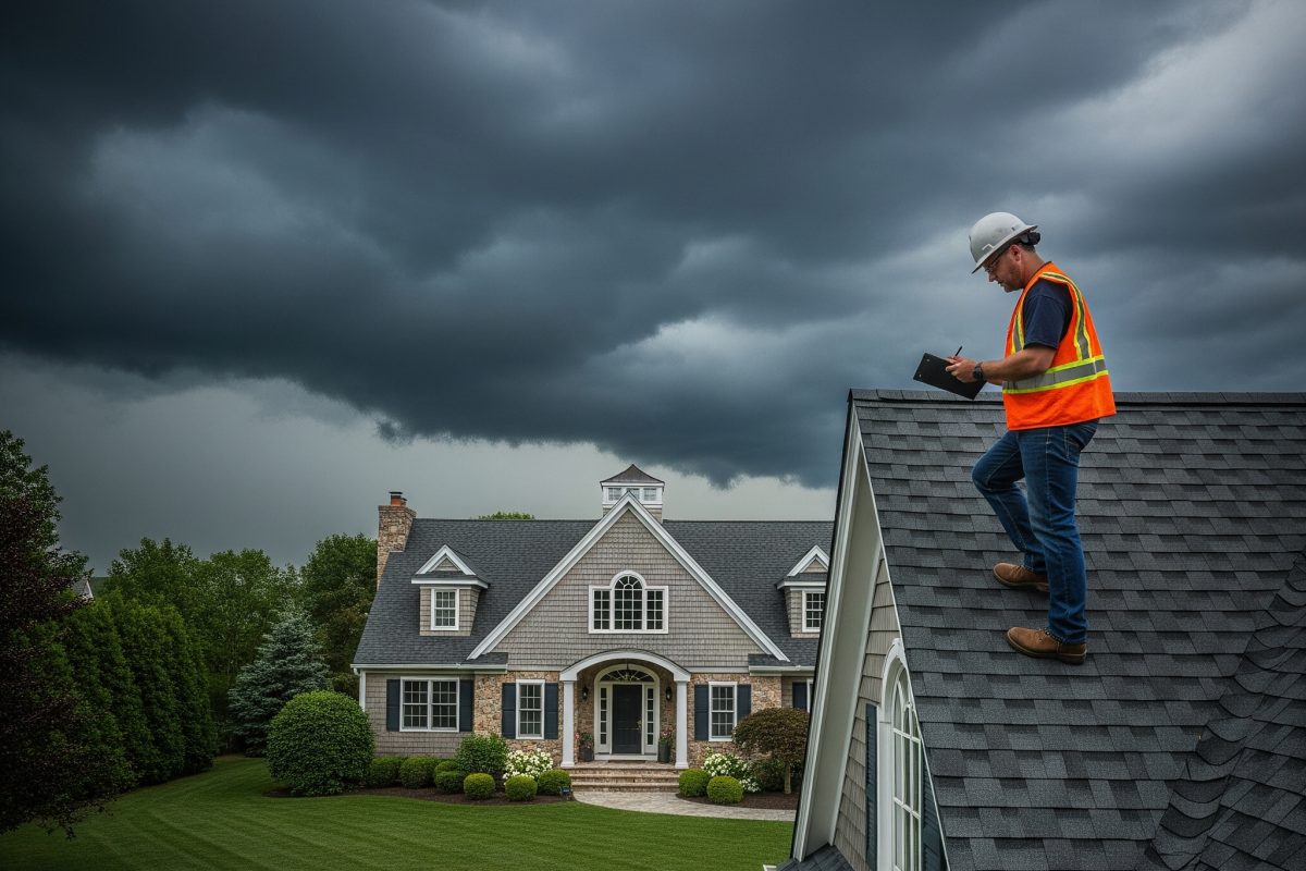 storm damage roof inspection